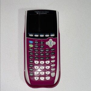 Texas Instruments Pink Graphing Calculator for Cell Phones & Accessories